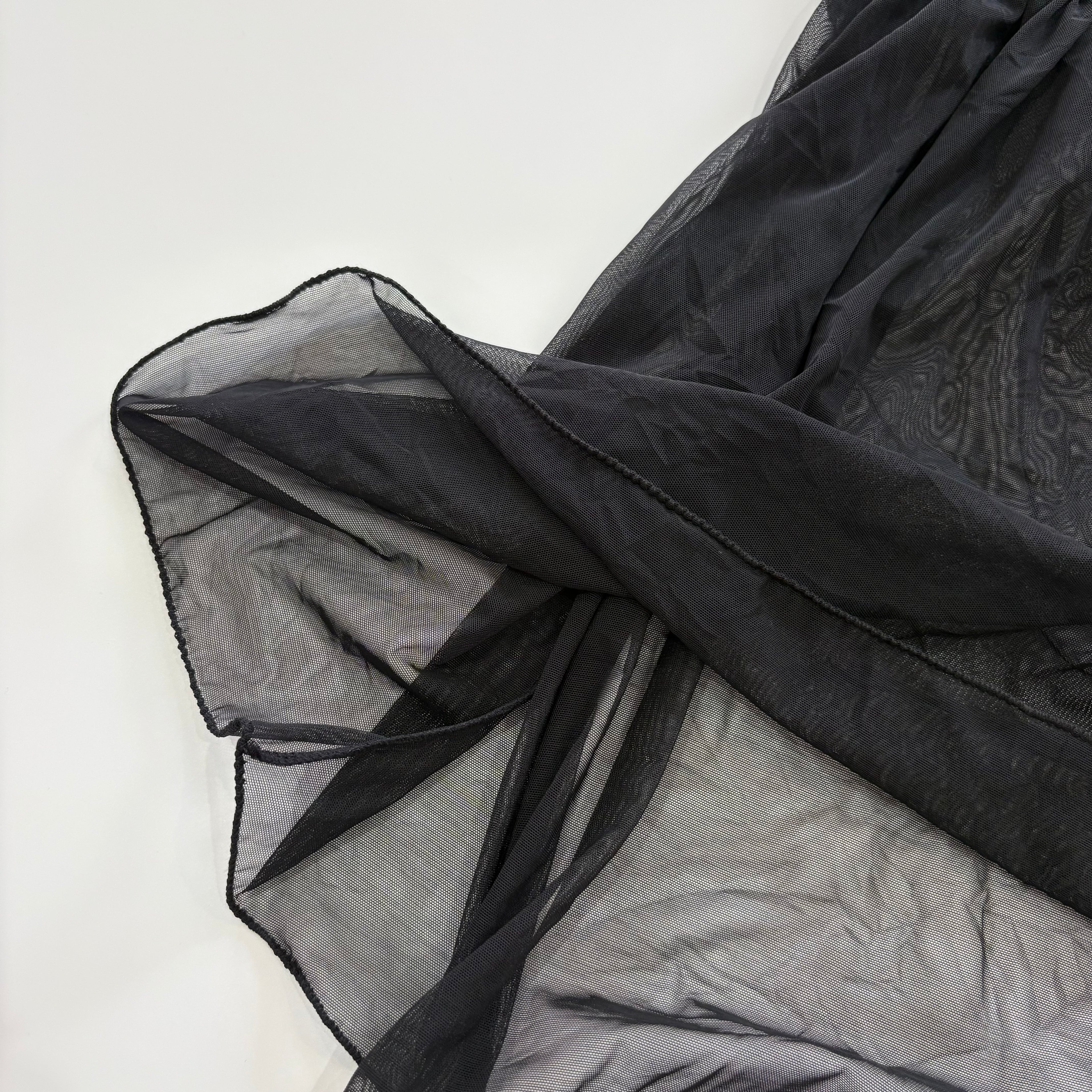 Vintage Y2K Sheer Lace Black Babydoll - Size S