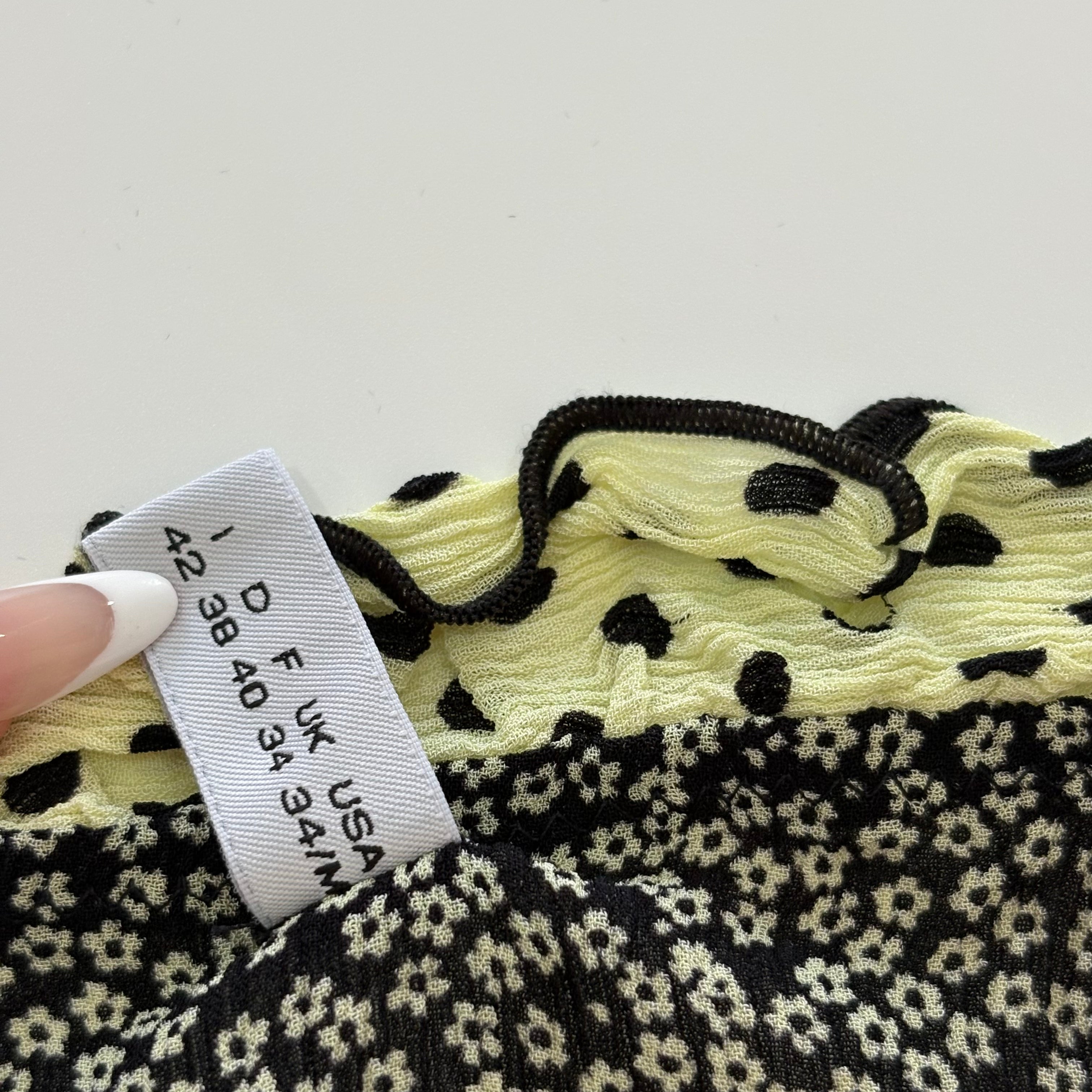 Vintage Moschino Mare Floral Ruffle Cami Top - Size XS