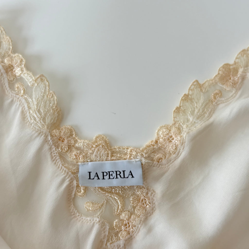 Vintage Y2K La Perla Silk Lace Cami - Size S